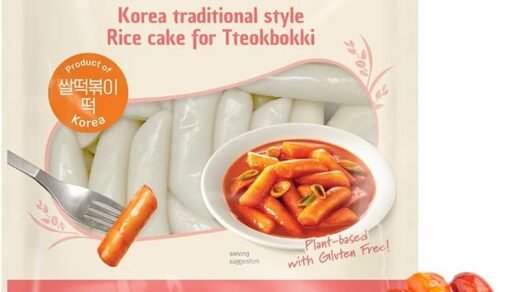 O'Food Tteokbokki Korean Rice Cakes with Sauce, Authentic Sp