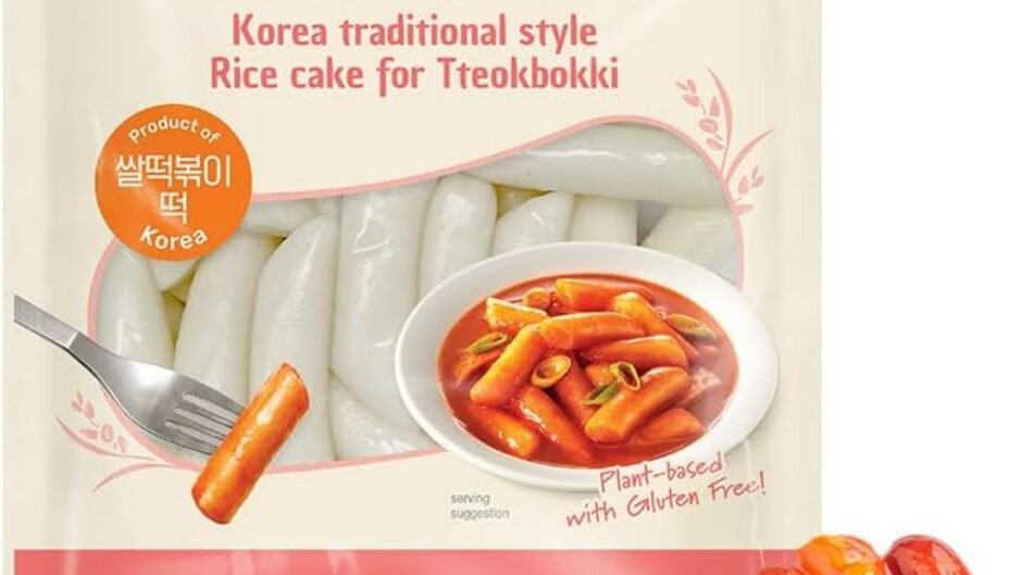 O'Food Tteokbokki Korean Rice Cakes with Sauce, Authentic Sp