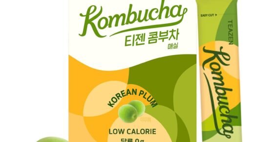 TEAZEN Kombucha Powder, Korean Plum Flavor, Zero Sugar, Spar