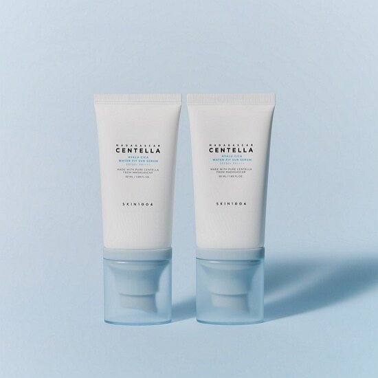 SKIN1004 Madagascar Centella Hyalu-Cica Water-Fit Sun Serum 50mL*2ea (Twin pack) - SKIN1004