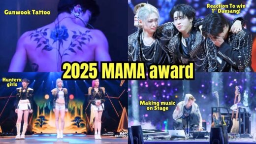 Kpop Idols all Moments & Interactions at 2025 MAMA Awards!