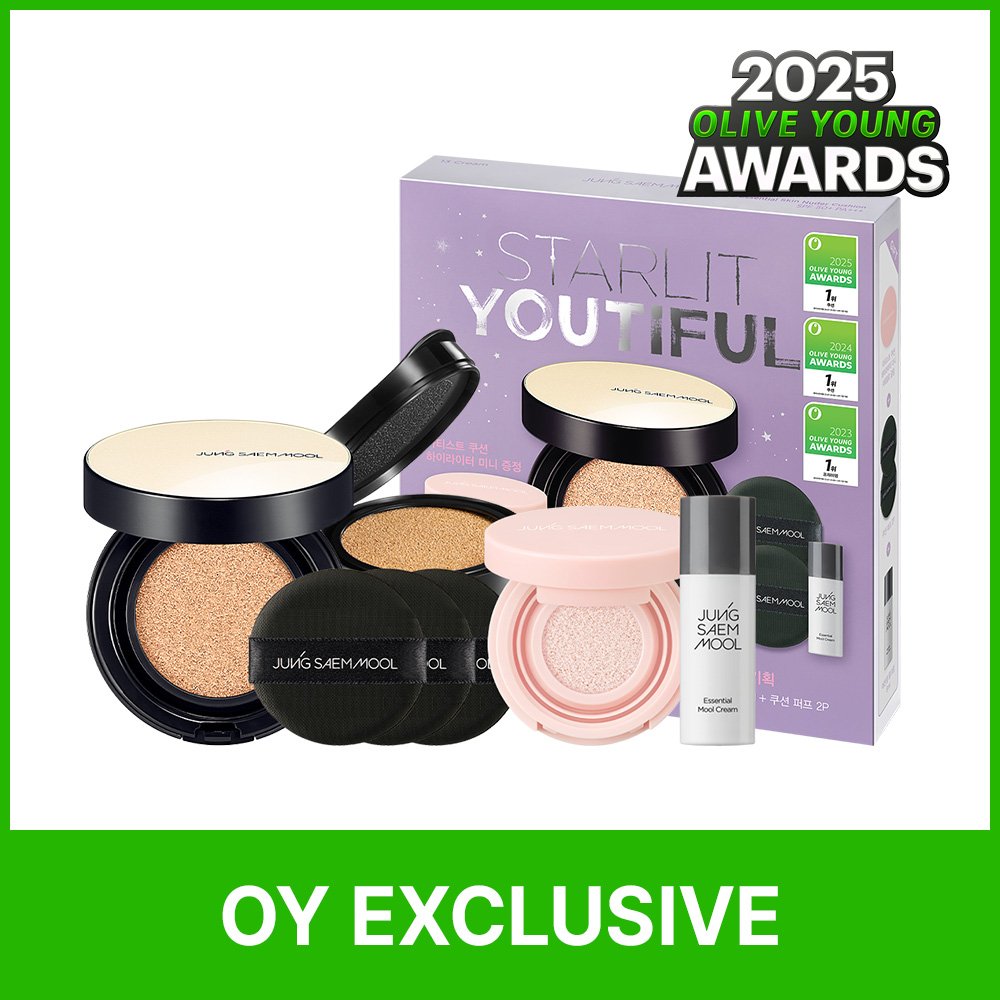 JUNGSAEMMOOL Essential Skin Nuder Cushion(+Refill) (10 Shades) - JUNGSAEMMOOL