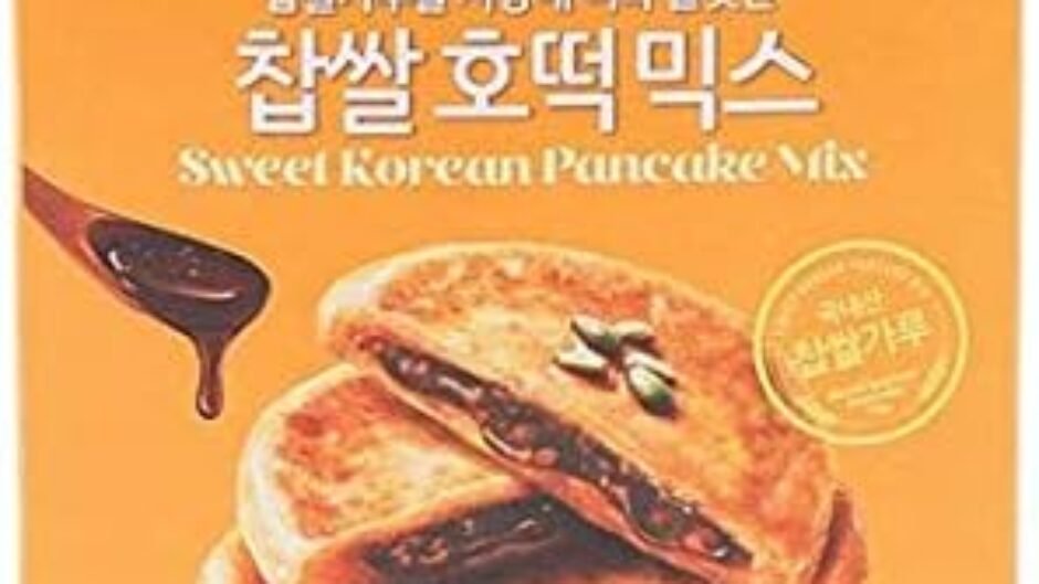 Korean Fancy Hotcake Mix; CJ Beksul Korean Sweet & Green Tea