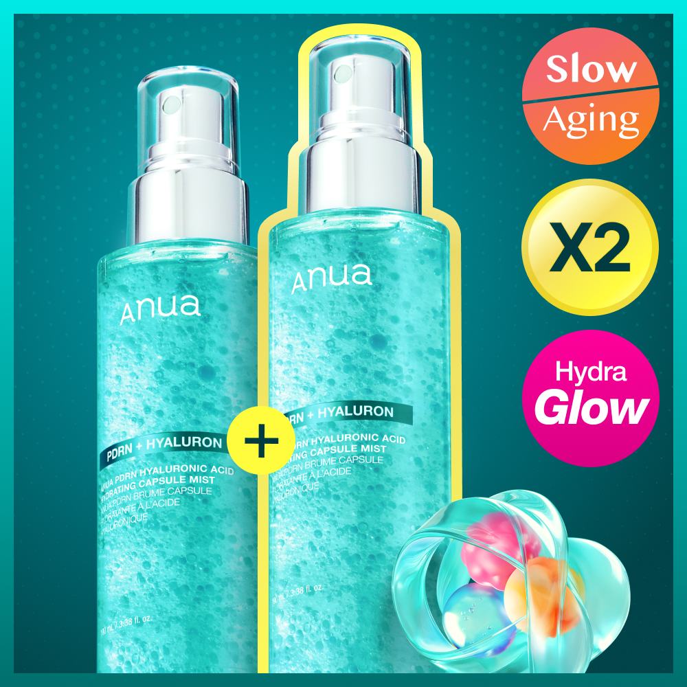 Anua PDRN Hyaluronic Acid Hydrating Capsule Mist 100ml Double Pack - Anua