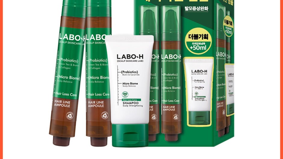 LABO-H Scalp Care Hair Line Ampoule Double Set (2options) - LABO-H