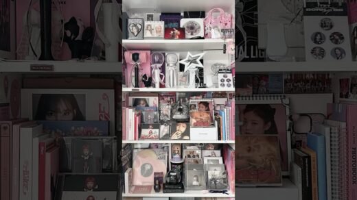 💫 sharing my KPOP light stick collection ✨ #kpop #lightstick #blackpink #aespa #gidle #lalisa #room