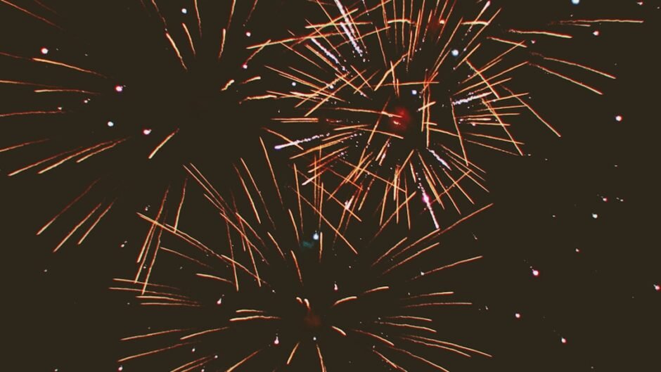 red fireworks