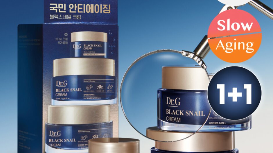 Dr.G Black Snail Cream Duo Set (50ml+50ml+15ml Gift) - Dr.G