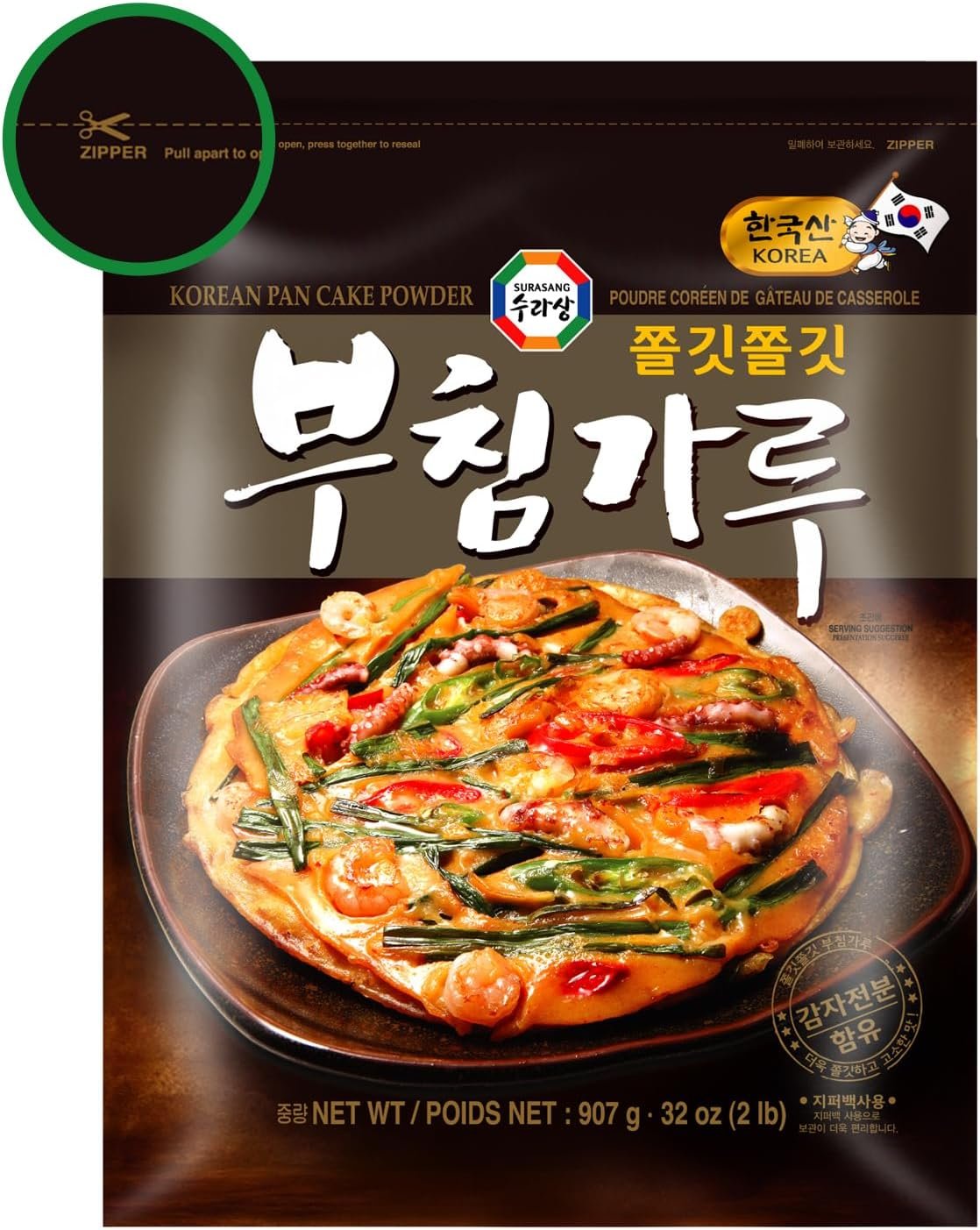 Surasang Buchimgaru Korean Pancake Mix - Pajeon Scallion, Ki