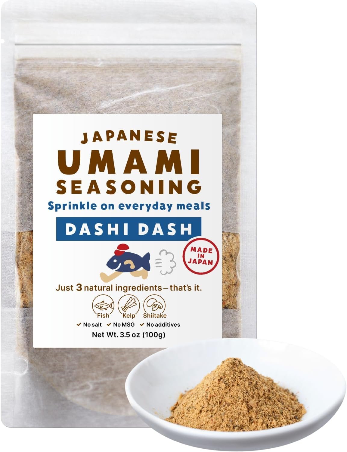 DASHI DASH – Sprinkle-On Umami Seasoning & Japanese Dashi Po