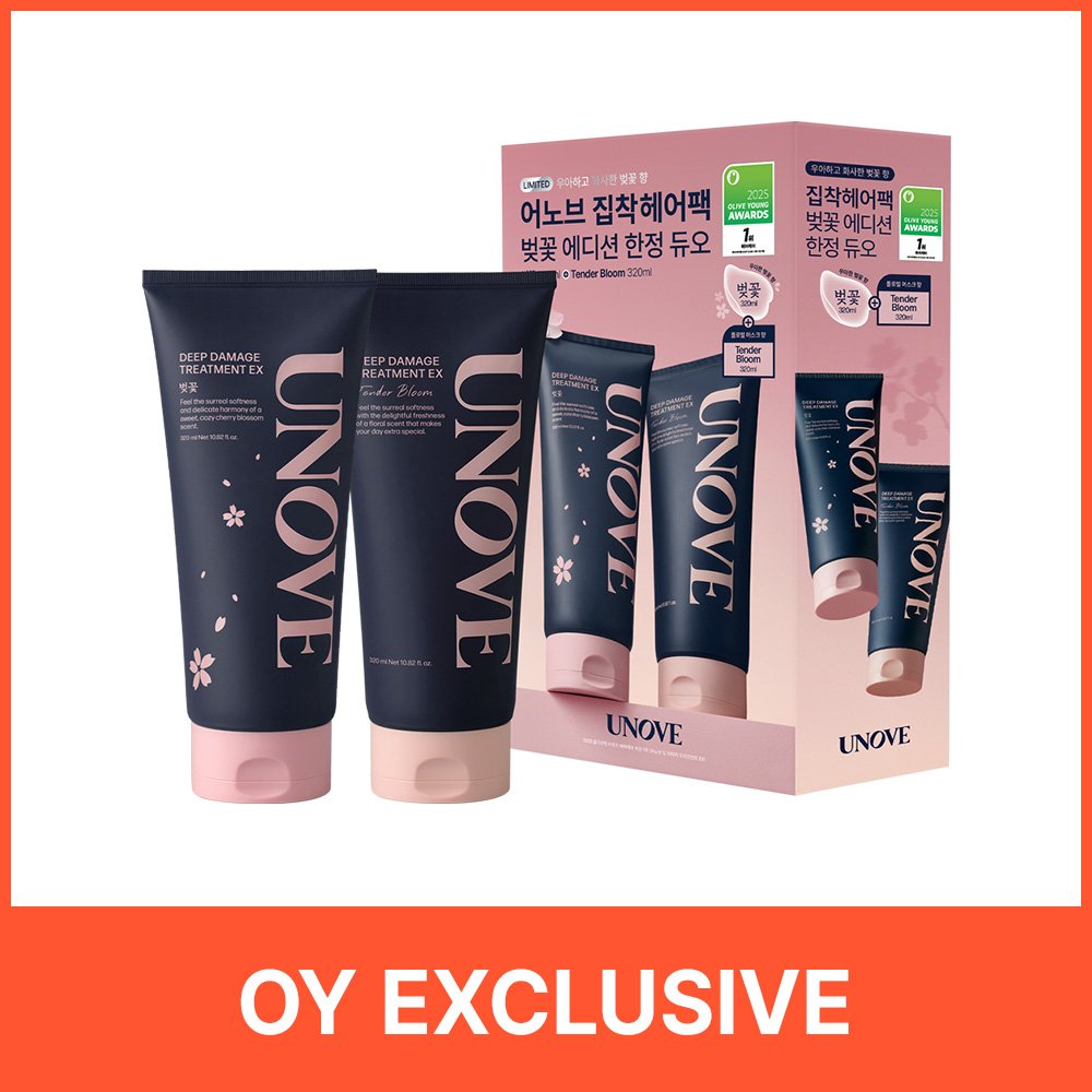 UNOVE Deep Damage Treatment EX 320mL Double Pack (4 Options) - UNOVE