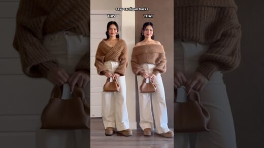 THIS OR THAT? Subscribe for more! #ootd #fashionhacks #fashion #fashiontips #fallfashion #cardigan