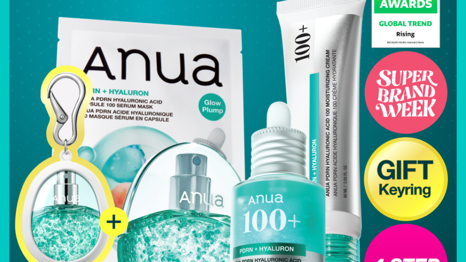 Anua PDRN 4-STEP Glowy Skin Set (+Mist Keyring) (Serum 30ml+Mist 30ml+Cream 60ml+Mask Sheet 5ea) - Anua