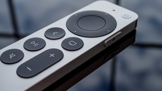 white and black remote control
