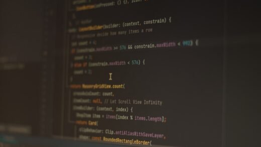 a computer screen with a bunch of code on it
