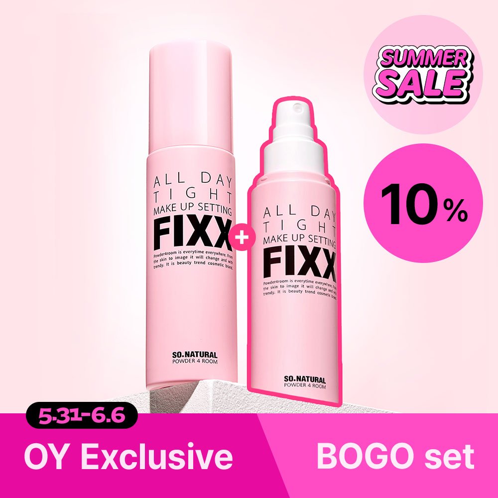 so natural All Day tight Make Up Setting Fixx 100ml (No-gas Type) Double Set - so natural