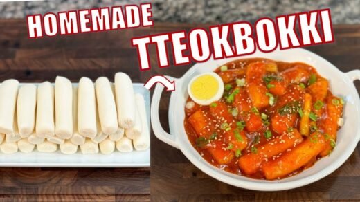 Making Korean Tteokbokki from Scratch!! [Ttteokbokki + Rice Cakes]😋😊