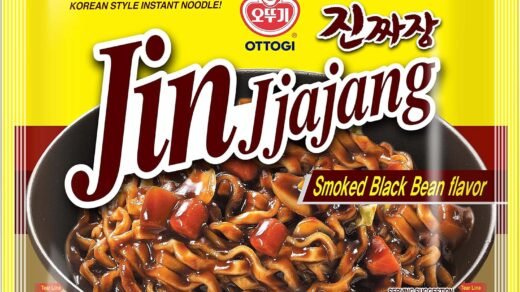 OTTOGI JIN Jjajang Korean Instant Noodles – Black Bean Sauce
